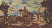 Annibale Carracci Romische Landschaft oil